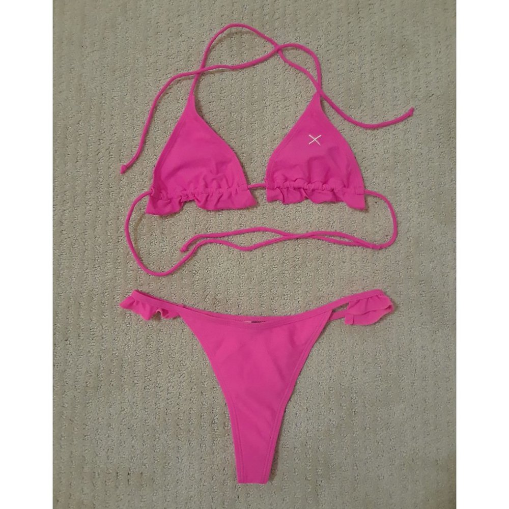 Boutine LA Hot Pink Fringe Top